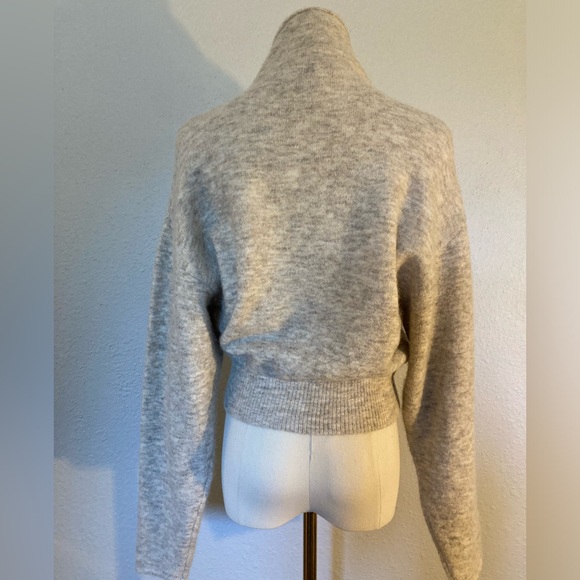 Wilfred Lorin Mock Neck Sweater with Tie Size Small - Picture 3 of 12